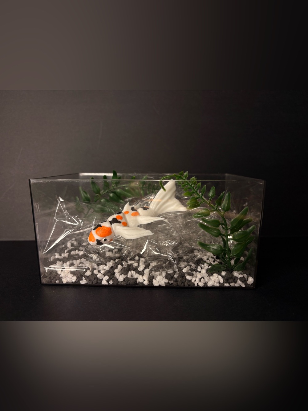 Play pretend Pet Koi fish with tank